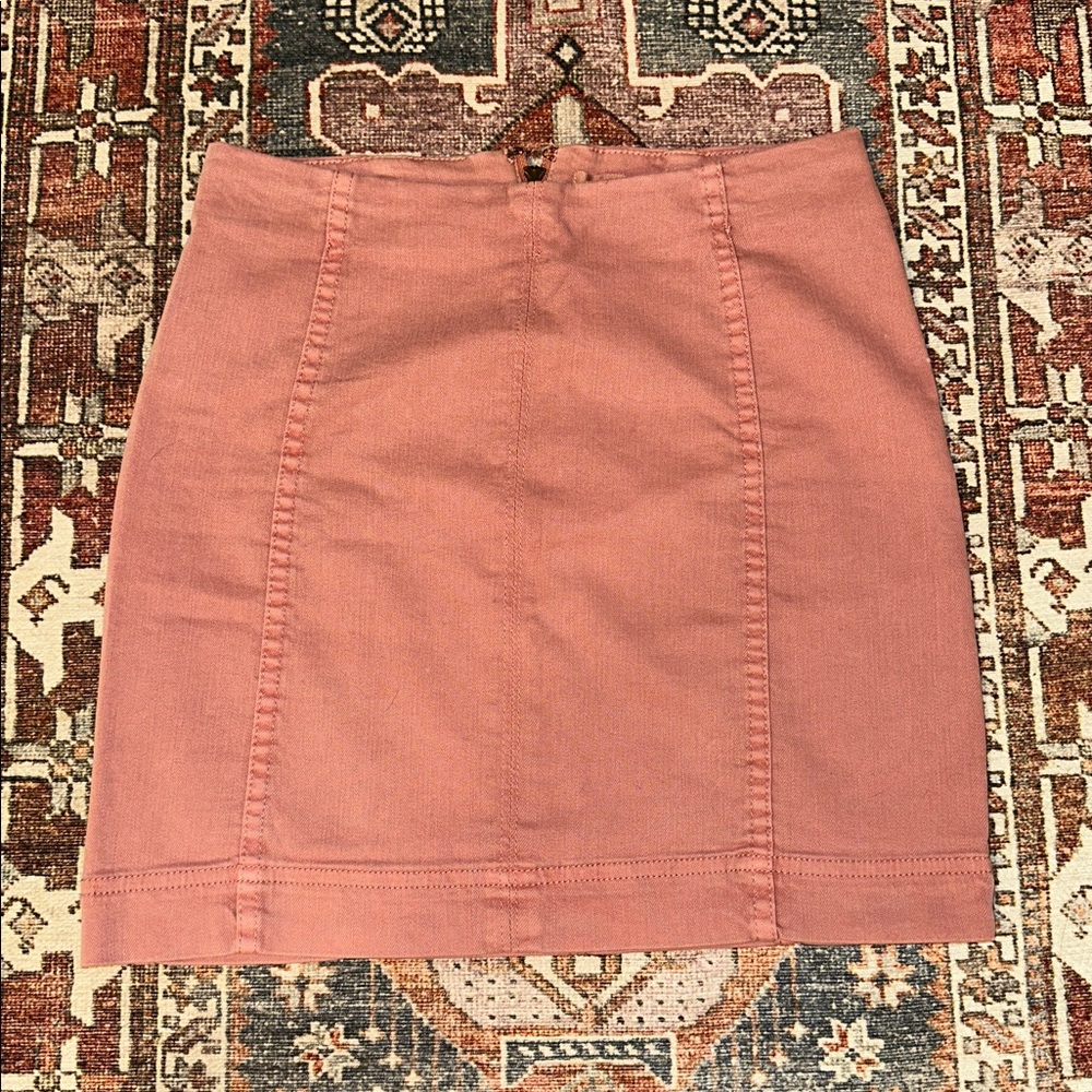 Jolt Mauve Pencil Skirt